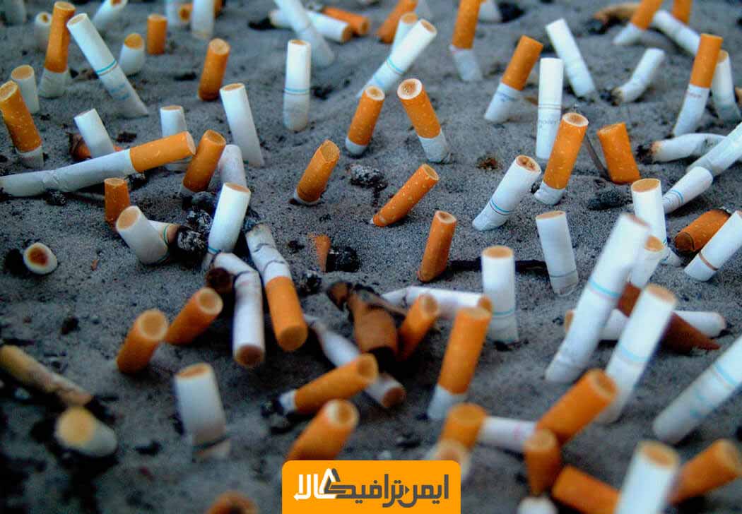 محیط زیست و مضرات ته سیگار