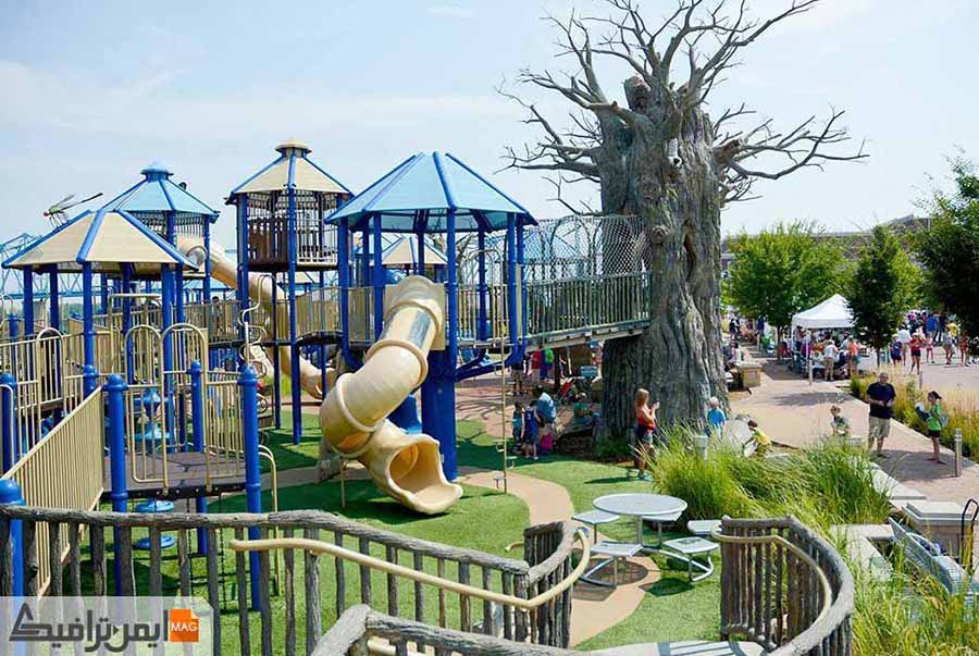 پارک بازی کودکان در آمریکا