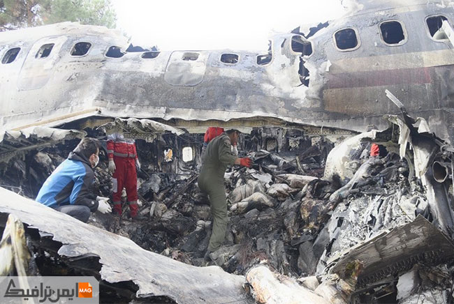 سقوط هواپیمای ایلیوشین 62 در هواپیمای مشهد. 02/05/88