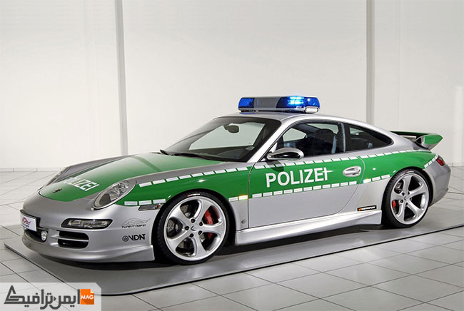 ماشین پلیس در آلمان