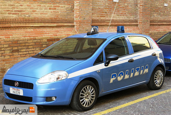 ماشین پلیس ایتالیایی